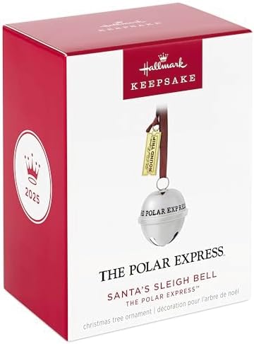 Hallmark Keepsake Christmas Ornament 2025 The Polar Express Santa Sleigh Bell