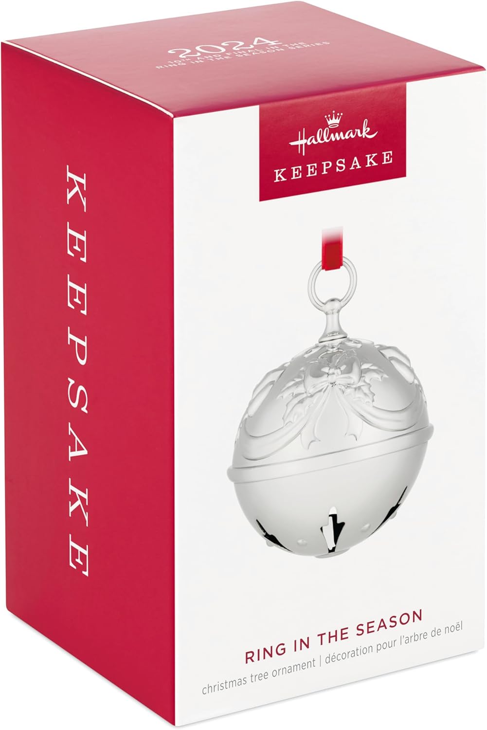 Hallmark Keepsake 2024 Christmas Ornament Ring In the Season Bell Metal
